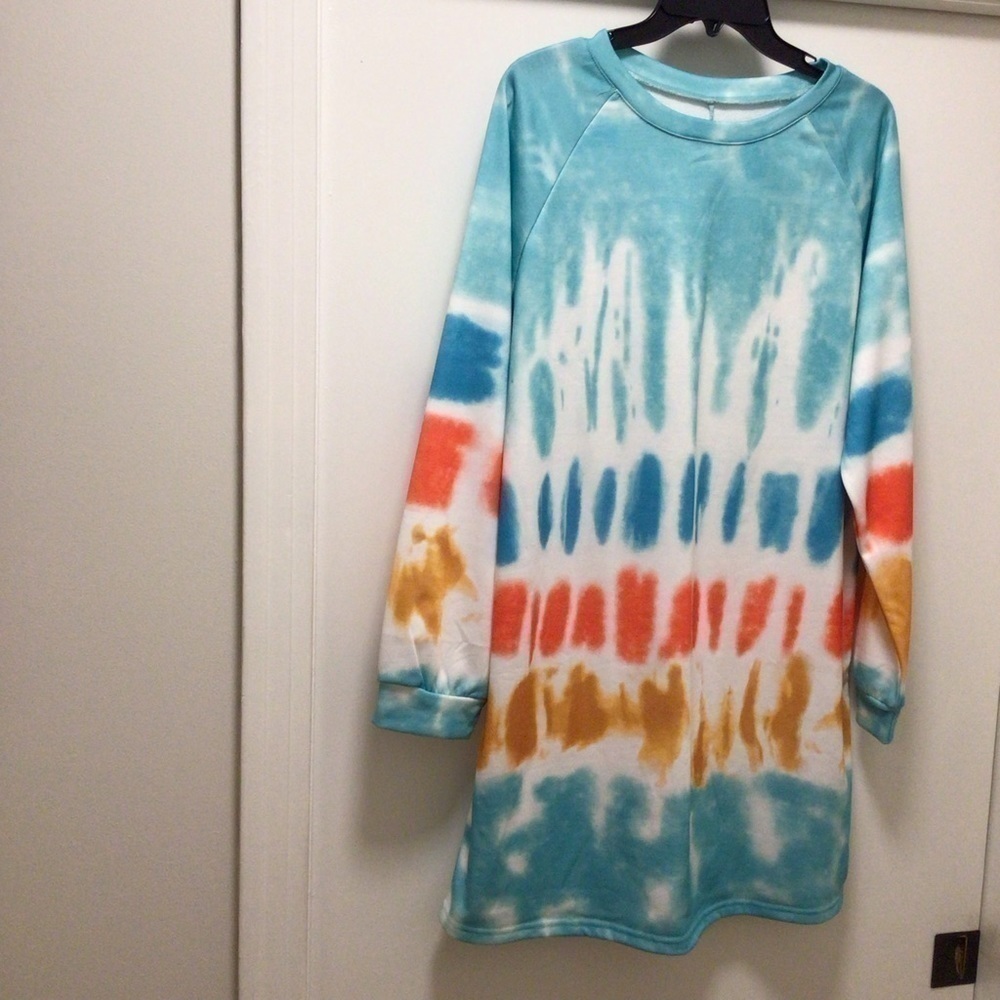 Womens No Name Tie Dye Long sleeve